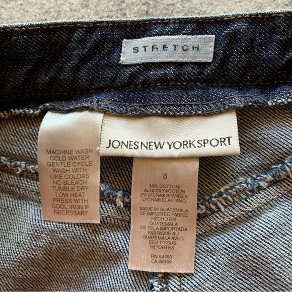 Women’s JONES NEW YORK Set Stretch Denim Jacket Size M & Denim Jeans Size 8 - Picture 12 of 13
